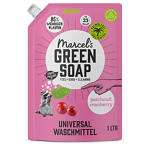 Bild von Marcel's Green Soap Waschmittel Nachfüllpackung Patchouli & Preiselbeere