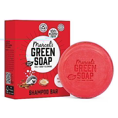 Marcel's Green Soap Shampoo Bar Argan & Oudh