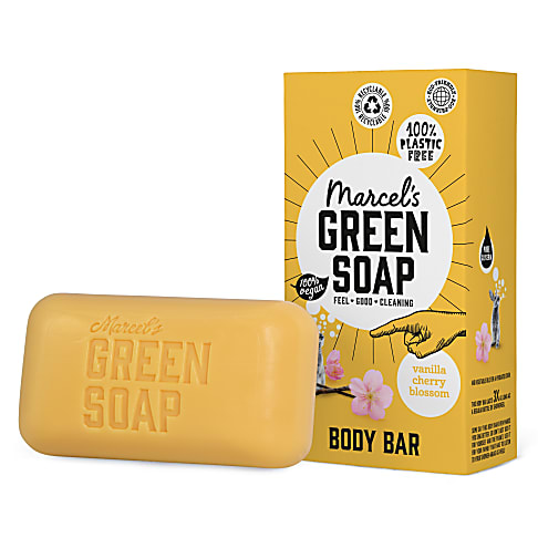 Marcel's Green Soap Shower Bar Vanilla & Cherry Blossom