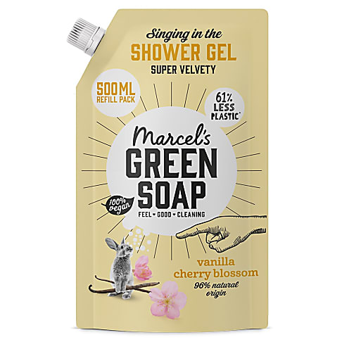 Marcel's Green Soap Duschgel Nachfüllpack Vanilla & Cherry Blossom (500ml)