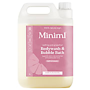 Miniml Duschgel & Schaumbad Pink Grapefruit & Aloe Vera - 5L Nachfüllpackung