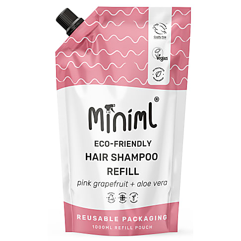 Miniml Shampoo Pink Grapefruit & Aloe Vera - 1L Nachfüllpackung