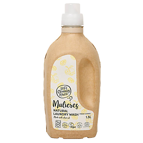 Bild von Mulieres Natural Laundry Wash - Fresh Citrus Flüssigwaschmittel 1.5L