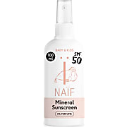 NAÏF Sonnenschutz Spray 0% parfum für Baby & Kids LSF50 - Parfumfreier Sonnenschutz