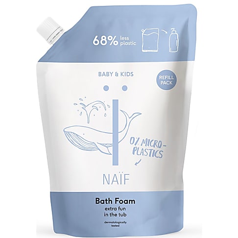 Naïf Pflegender Badeschaum für Baby & Kinder Nachfüllpackung 500ml