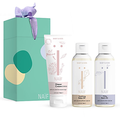 NAÏF Newborn Essentials - Geschenkset für Neugeborene