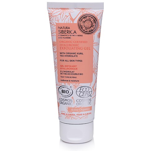 Natura Siberic Organic Certified Hyaluronic Exfoliating Gel - Peeling