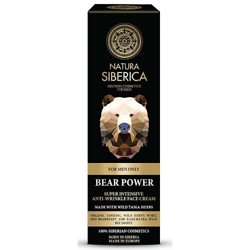 Natura Siberica For Men Only Bear Power Super Intensive Anti-Wrinkle Face Cream
