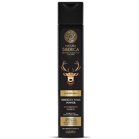 Natura Siberica For Men Only Siberian Stag Power Anti-Dandruff Shampoo - Shampoo