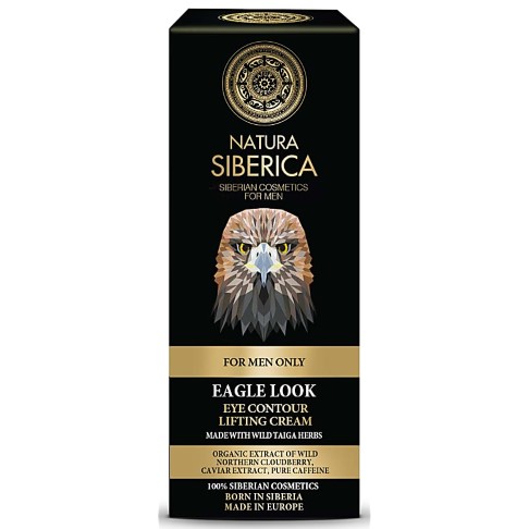 Natura Siberica For Men Only Eagle Look Eye Contour Lifting Cream - Augenpflege