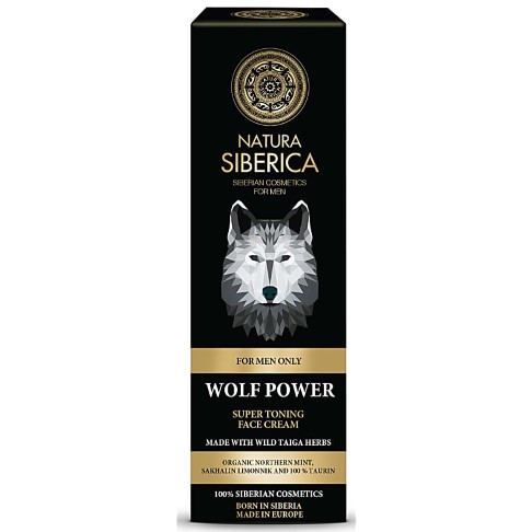 Natura Siberica For Men Only Wolf Power Super Toning Face Cream - Tagescreme