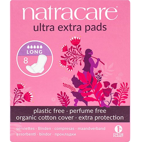 Natracare Ultra Extra Pads Long - Binden aus Bio Baumwolle