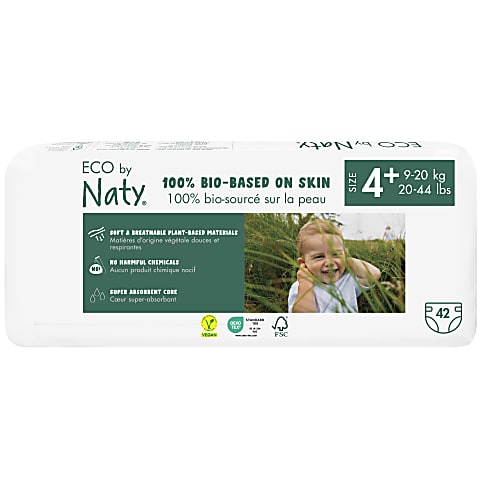 Eco by Naty Babypflege Windeln: Größe 4+ - Vorteilspack