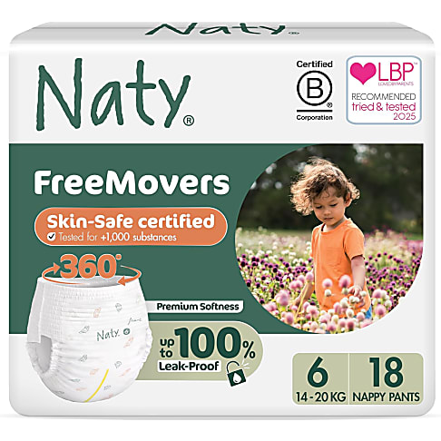 Naty Babypflege Höschenwindeln: Größe 6 X-Large