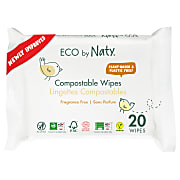 Eco by Naty Sensitive Baby-Pflegetücher - ohne Duftstoffe / Reisepackung