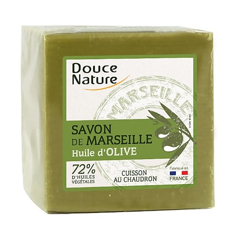 Bild von Douce Nature Savon vert de Marseille - Olivenöl Seife 600g