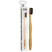 Nordics Bamboo Zahnbürste Aktivkohleborsten