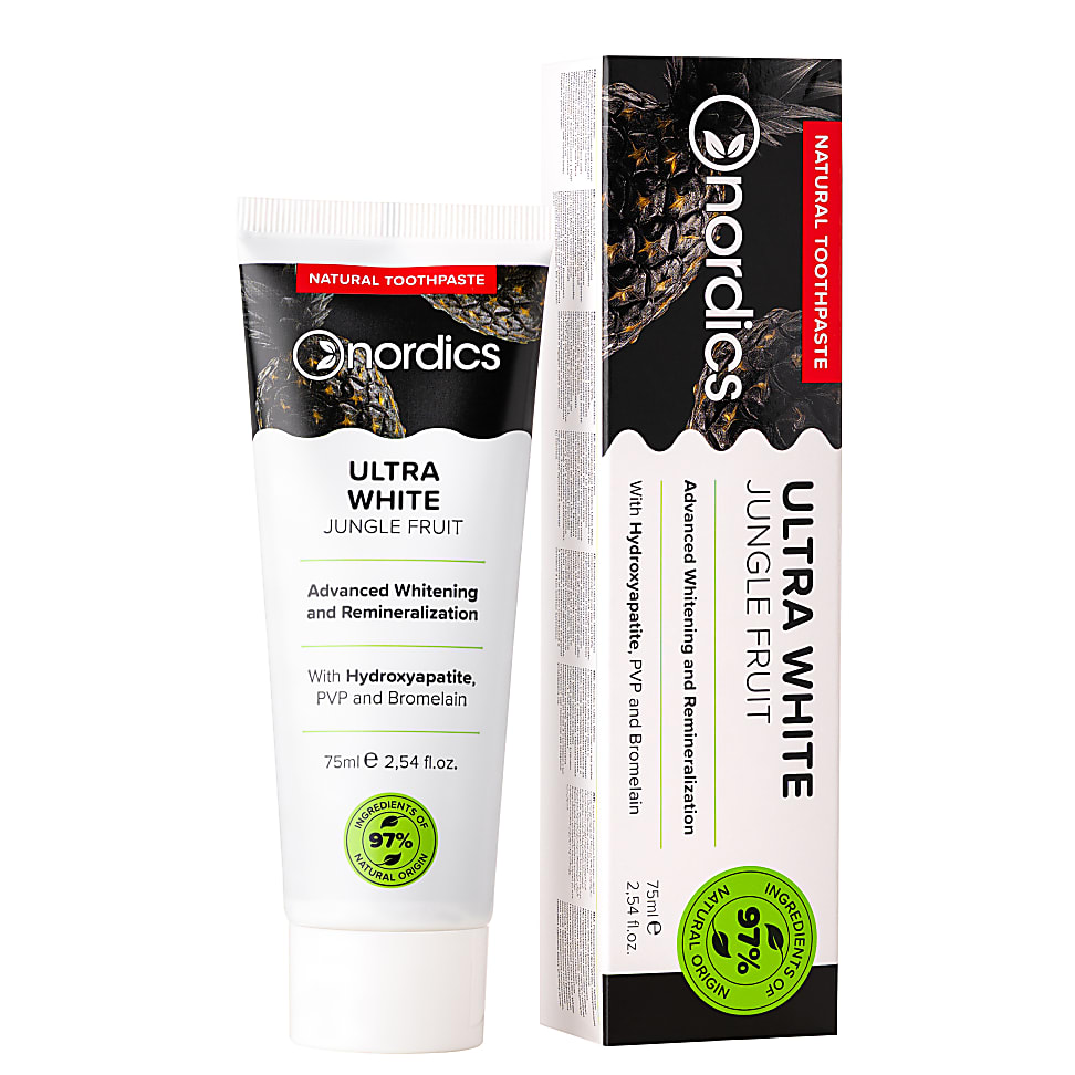 Nordics Natural Whitening Toothpaste Ultra White