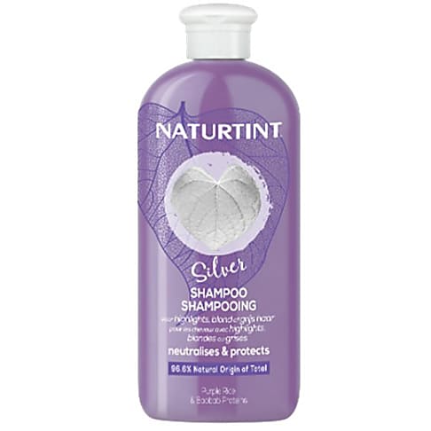 Naturtint Silbershampoo - Neutralisiert Gelbe Untertöne, Für Blonde & Graue Haare