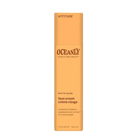 Bild von Attitude Oceanly PHYTO-GLOW Solid Face Cream - Plastikfreie Gesichtscreme