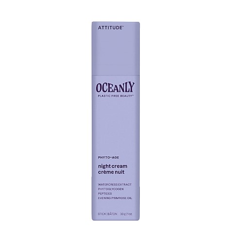 Attitude Oceanly PHYTO-AGE Solid Night Cream - Feste Nachtfreme Plastikfrei