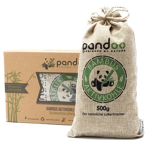 Pandoo Lufterfrischer aus Bambus Aktivkohle 500g
