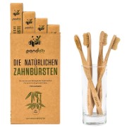 Pandoo Bambus Zahnbürste 4-er Pack