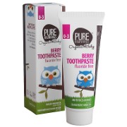 Pure Beginnings Berry Toothpaste with Xylitol - Zahncreme für Kinder Himbeergeschmack