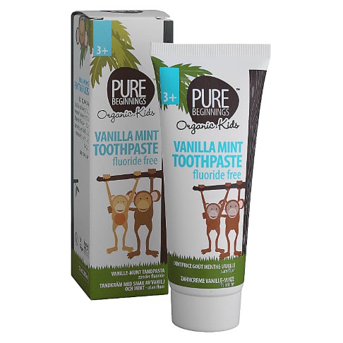 Pure Beginnings Kids Vanilla Mint Toothpaste with Xylitol - Zahncreme für Kinder