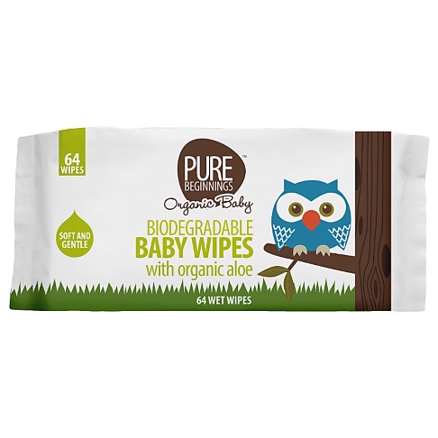 Pure Beginnings Biodegradable Baby Wipes With Organic Aloe- Baby Feuchttücher