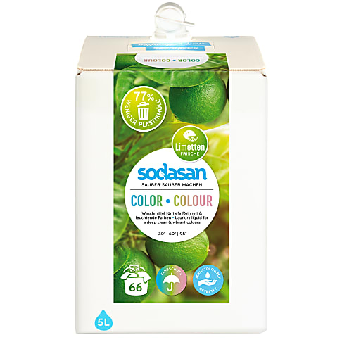 Bild von Sodasan Color Flüssigwaschmittel Limette 5L