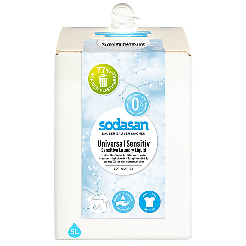Bild von Sodasan Universal Flüssigwaschmittel Sensitive 5L
