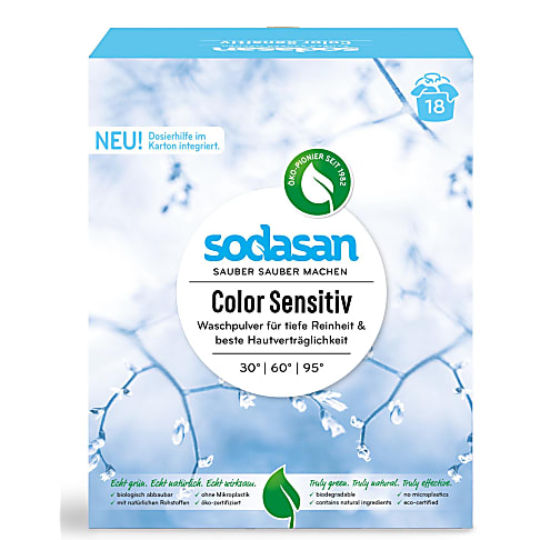 Bild von Sodasan Color Waschmittel Pulver Sensitive 1010g