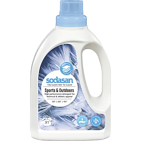 Sodasan Sports & Outdoors - Spezialwaschmittel für Sport- & Funktionskleidung 750ml
