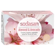Sodasan Seifenstück Almond & Avocado - Mit Mandeln & Avocado 100g