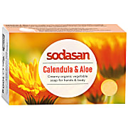 Sodasan Seifenstück Calendula & Aloe 100g