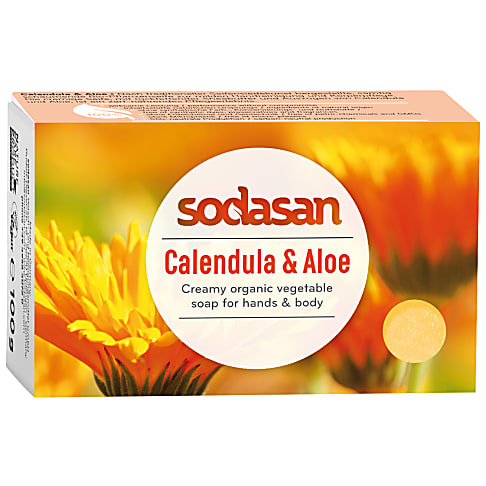 Bild von Sodasan Seifenstück Calendula & Aloe 100g