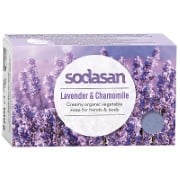 Sodasan Seifenstück Lavender & Chamomille  - Lavendel & Kamille 100g