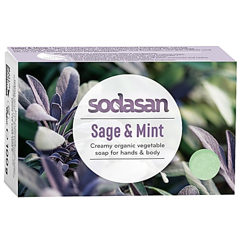 Bild von Sodasan Seifenstück Sage & Mint - Mit Salbei & Minze 100g