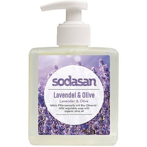 Bild von Sodasan milde Pflanzenseife Lavendel & Olive 300ml