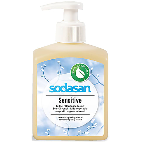 Sodasan milde Pflanzenseife Sensitive 300ml