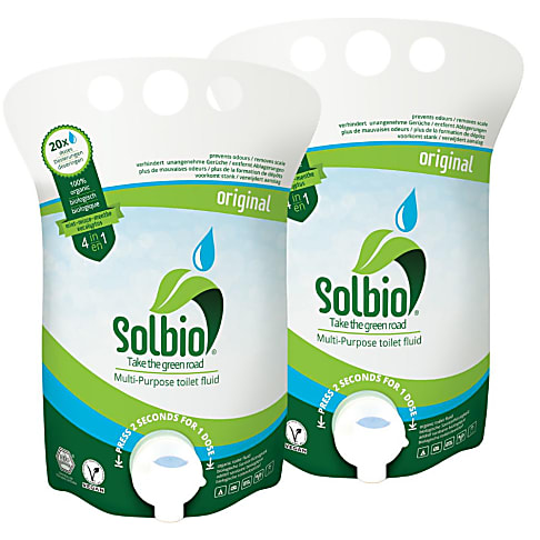 Solbio- 4 in 1 Sanitär- und Grauwassertankflüssigkeit Set 2x 800ml