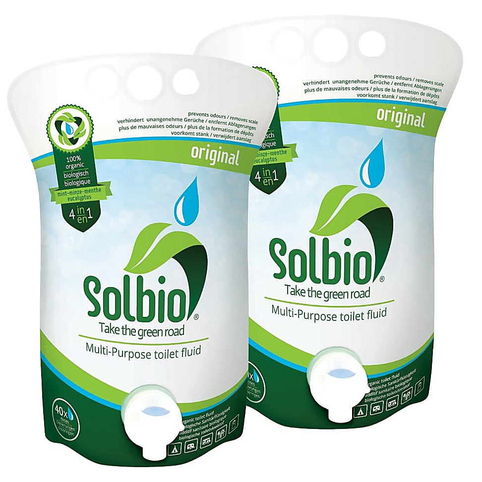 Solbio- 4 in 1 Sanitär- und Grauwassertankflüssigkeit Set 2x 1600ml