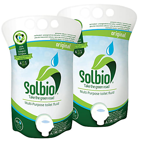 Solbio- 4 in 1 Sanitär- und Grauwassertankflüssigkeit Set 2x 1600ml