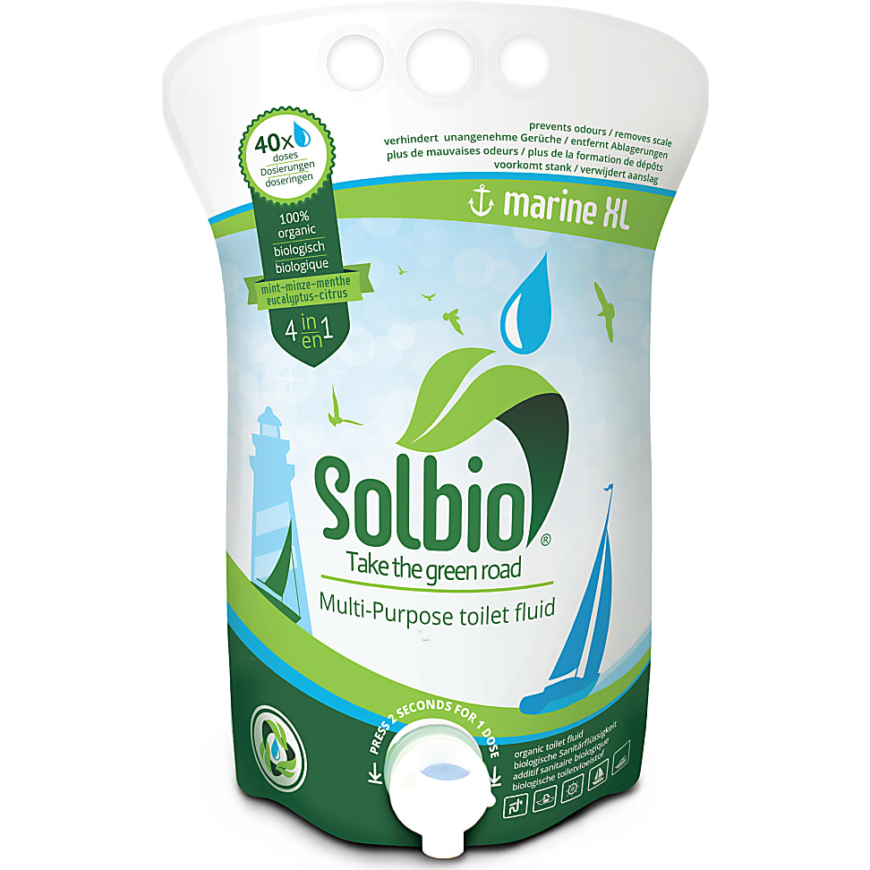 Solbio Marine Flüssigkeit für mobile Toiletten auf Booten und Schiffen