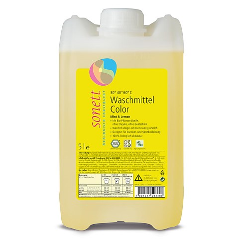 Sonett Waschmittel Color - Mint & Lemon 5L