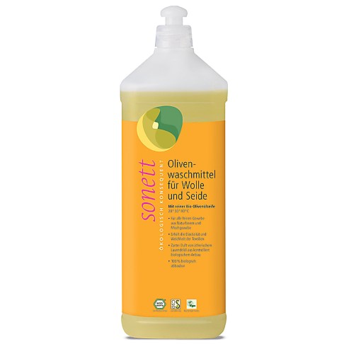 Sonett Oliven Waschmittel für Wolle & Seide - 1L