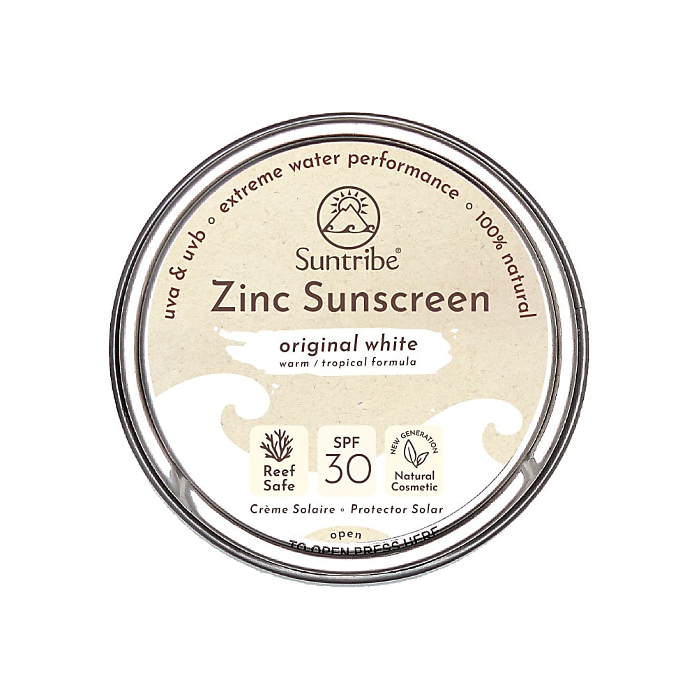 Suntribe Zink Sunscreen Face Sonnencreme LSF50 BIg Green Smile