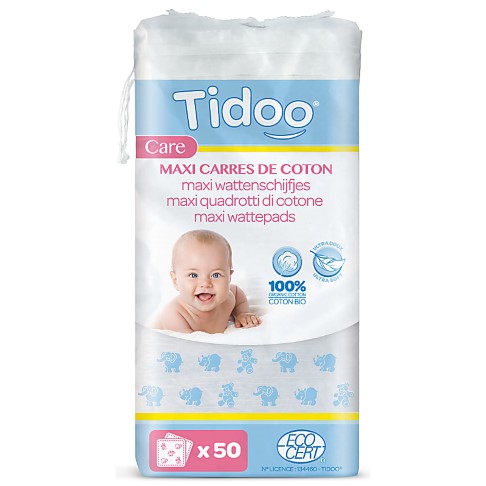 Tidoo - Baby Wattepads (50 Stück)