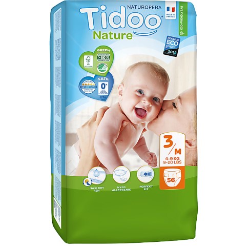 Tidoo Nature (vorher Tag &  Nacht) - Midi (4-9kg) 56 Stück